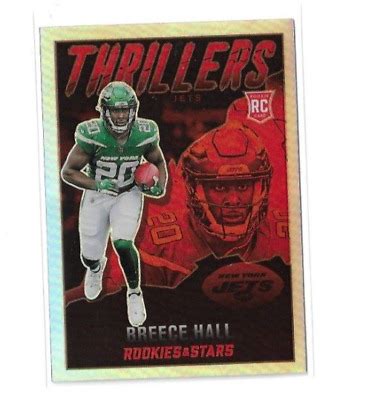 Breece Hall 2022 Panini Rookies Stars Thrillers Silver Refractor EBay