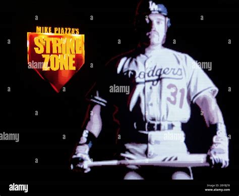 Mike Piazzas Strike Zone Nintendo 64 Videogame Editorial Use Only