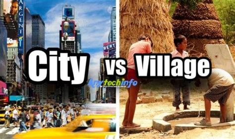 City Vs Village In Hindi गाँव और शहर में क्या अंतर है