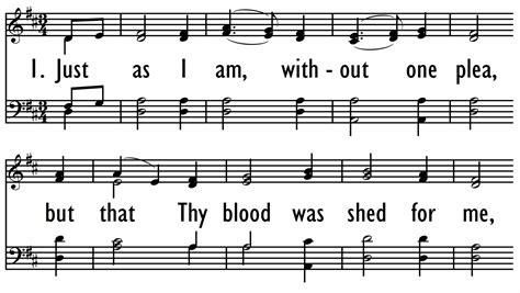 Just As I Am Without One Plea Digital Songs Hymns