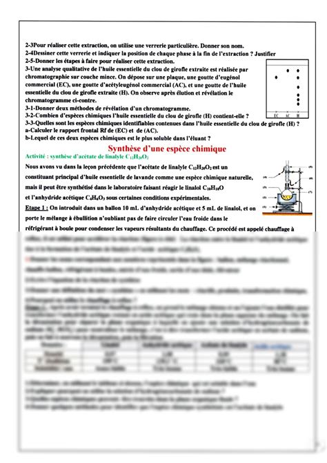 Solution Especes Chimiques Exercices Studypool