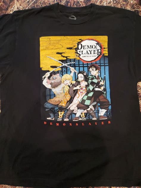 Demon Slayer Kimetsu No Yaiba Anime Tee Graphic T Shi… - Gem