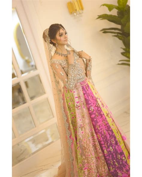 Soft And Bright Walima Bride Latest Bridal Dresses Pakistani Fancy