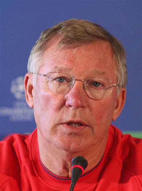 Aalborg Denmark September 29 Sir Alex Ferguson Of Manchester United