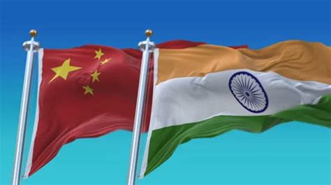 K Seamless India And China Flags With B Stock Video Pond