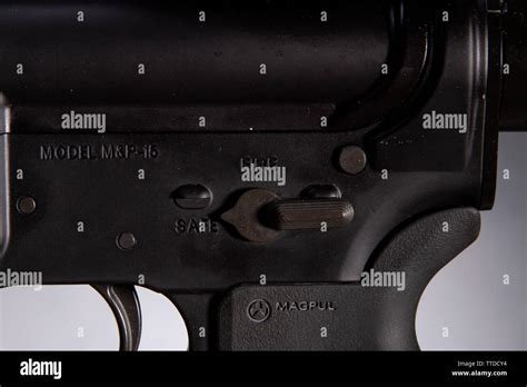 AR15 with safety on Stock Photo - Alamy