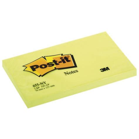 Bloc De Notas Adhesivas M Post It X Mm Amarillo Ne N Pack