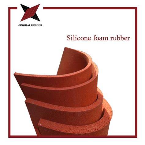 Silicone Sponge Sheet Silicone Foam Sheet With Close Cell Silicone