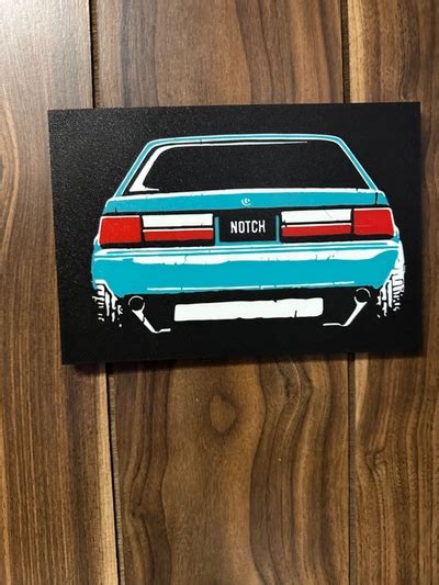 Ford Mustang Foxbody Notchback Lightbox Wall Art By Tropicgtiturbo Makerworld