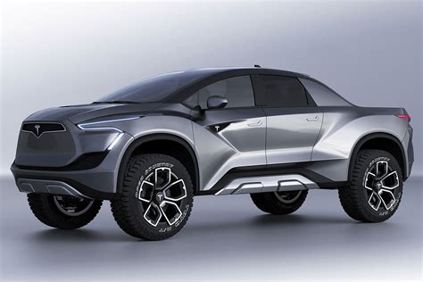 Concept Art Imagines Tesla's New Futuristic Pickup Truck