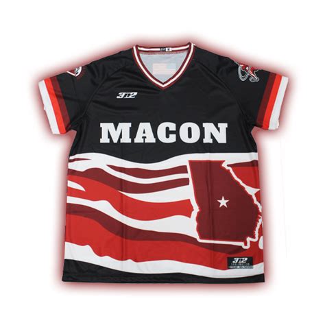 Authentic Macon Bacon Black Jersey