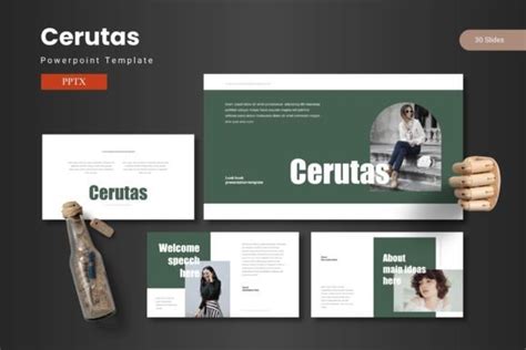 Cerutas Powerpoint Template Graphic By FannanStudio Creative Fabrica