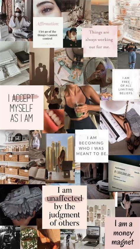 My Vision Board 2023 🫶🏻 Vision Board Wallpaper Vision Board Examples