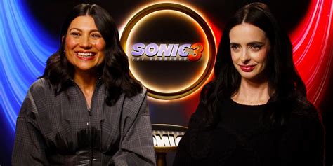 Sonic S Colleen O Shaughnessey Krysten Ritter Laugh About Shadow