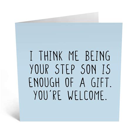 Buy Central 23 Funny Birthday Cards For Her Me Being Your Step Son