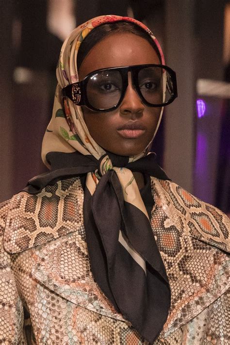 Gucci Head Scarf At Milan Fashion Week Fall Fashion Fashion