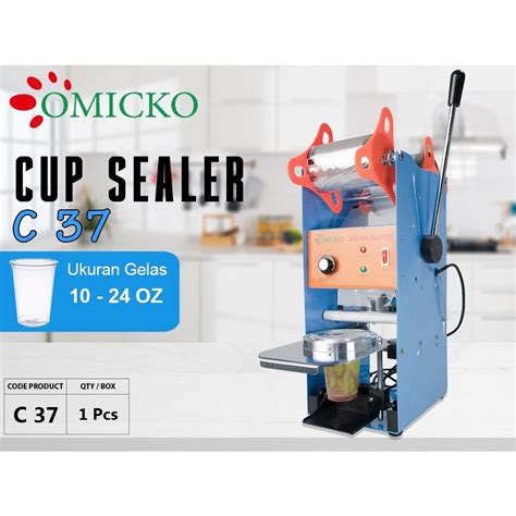 Jual Cup Sealer Mesin Press Plastik Omicko C Max Gelas Oz Cocok