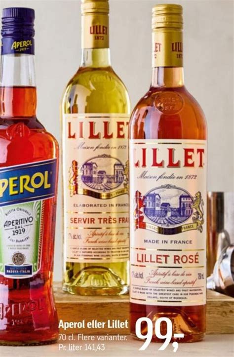 Aperol Eller Lillet Tilbud Hos F Tex