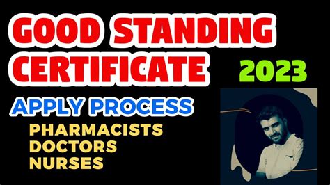 Good Standing Certificate From Pakistan Pharmacy Council Pmdc