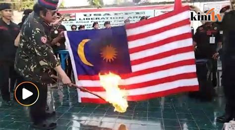 Bakar Bendera Negara Kerajaan Gesa Filipina Ambil Tindakan Tegas