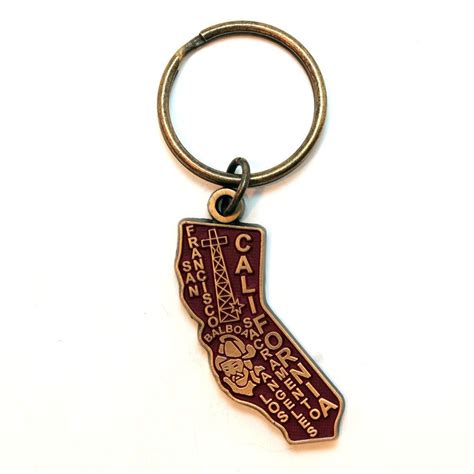 California Keychain | Gleeful Peacock