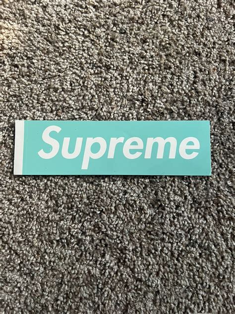 Supreme Supreme Tiffany And Co Sticker Grailed