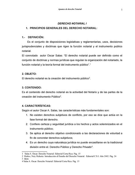 Derecho Notarial Resumen De Los Apuntes Derecho Administrativo