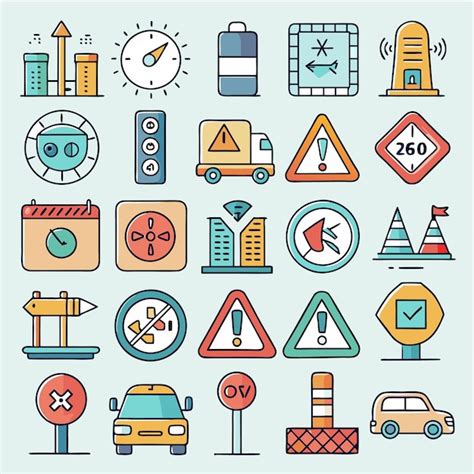 Premium Vector Comprehensive Guide To Traffic Signs And Road Symbols