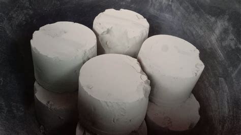 Pure Cement Round Blocks Super Soft Silky Dusty Crumbling