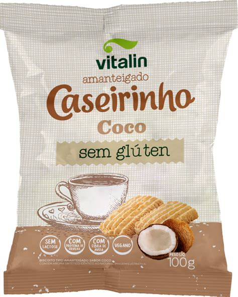 Biscoito Vitalin Caseirinhos Amanteigado Coco 100G