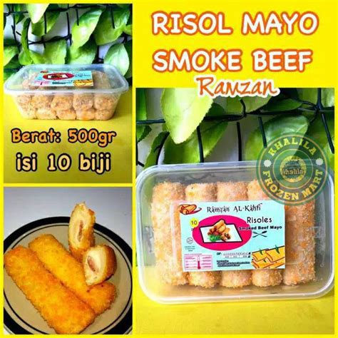 Jual Risol Mayo Smoked Beef Isi Pcs Risoles Mayones Frozen Food