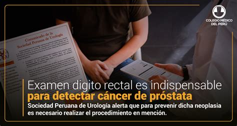 Examen Digito Rectal Es Indispensable Para Detectar CÁncer De PrÓstata