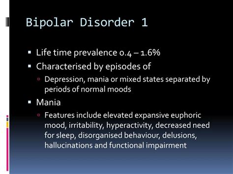 PPT - Bipolar disorder PowerPoint Presentation, free download - ID:685371