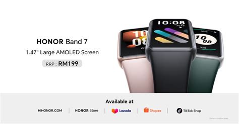 Honor Band 7 Boleh Didapati Di Malaysia Pada Harga RM199 Amanz