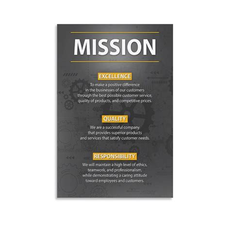 Mission Statement Poster