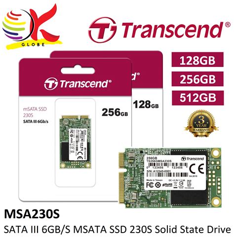 Transcend Msata Ssd Msa S S Msa S S Sata Iii Internal Solid