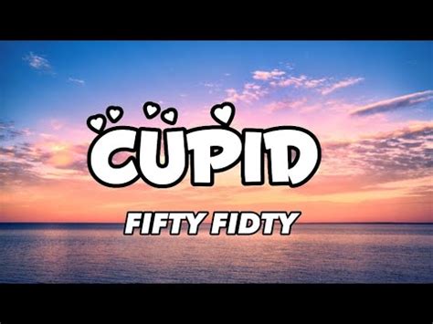 Fifty Fifty Cupid Speed Up Music Lyrics Youtube