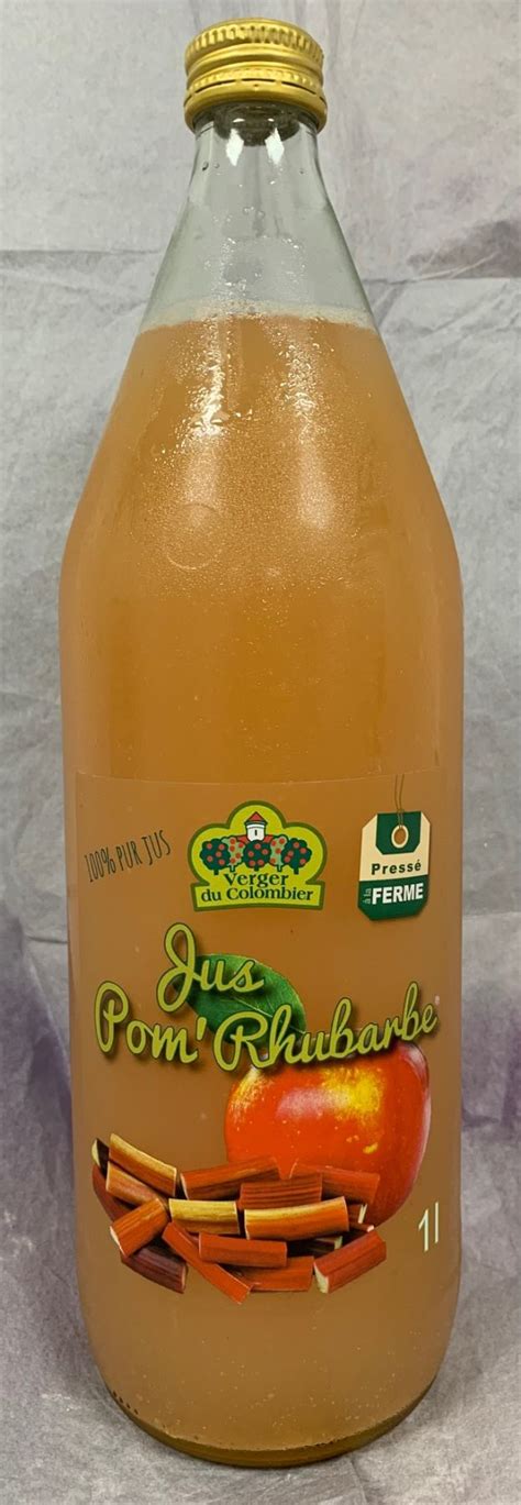 Jus De Pomme Rhubarbe Fermier Bio L Campagnes Terroirs