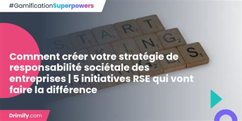 Comment Cr Er Votre Strat Gie De Responsabilit Soci Tale Des