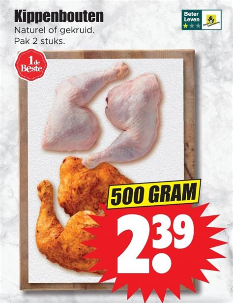 Kippenbouten Naturel Of Gekruid Pak Stuks Gram Aanbieding Bij Dirk