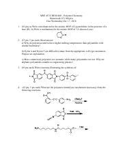 Mse Hw Solutions Pdf Mse Chem Polymer Chemistry Homework