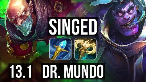 Singed Vs Mundo Top Rank Singed M Mastery Games