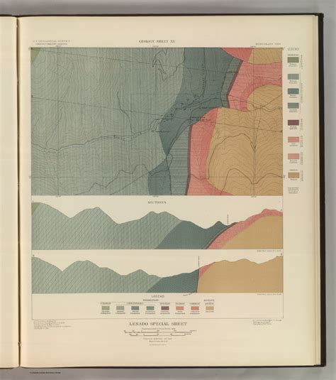 Lenado Special Sheet Geology Sheet Xx U S Geological Survey Charles D Walcott Director