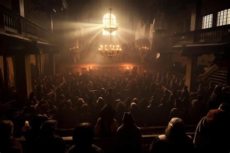 Premium AI Image | the audience in the theater of the movie 