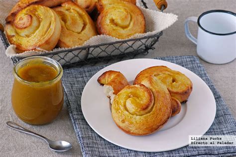 Panecillos Enrollados Con Mermelada Receta De Cocina Elaborada Y Deliciosa