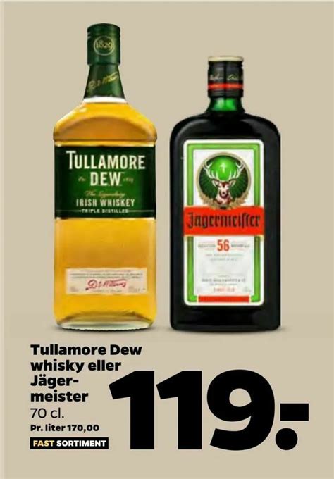 Tullamore Dew Whisky Eller J Ger Meister Tilbud Hos Netto