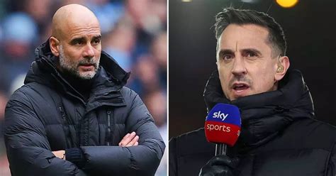 Gary Neville S Selfish Statement On Pep Guardiola After Dramatic