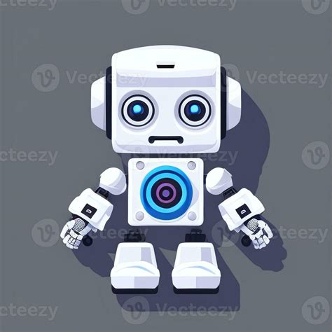 Ai Generated Cute Toy Robot Avatar Gamer Clip Art Sticker Decoration