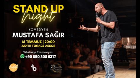 Mustafa Sağır Tek Kişilik Stand Up Gösterisi 15 July 2023 Judith