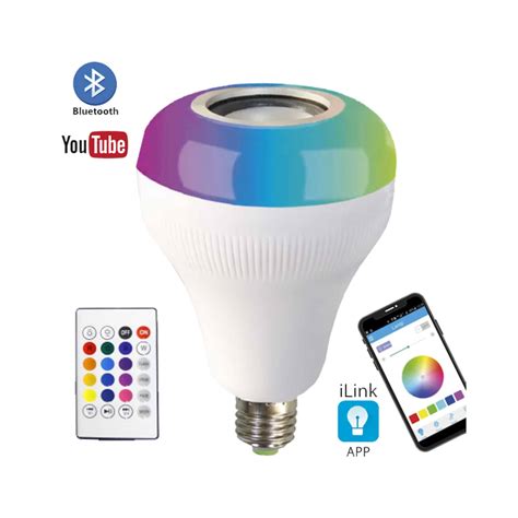 Foco Led Musical Bluetooth RGB OP BT9W OPALUX Westor Pe